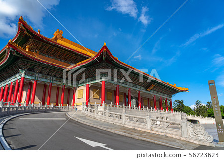 蔣介石紀念館，自由廣場，國家辦公室，國家劇院，國家音樂廳，台北，台灣 56723623