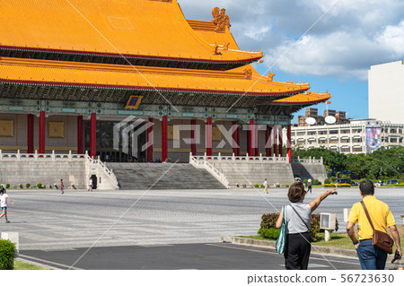 蔣介石紀念館，自由廣場，國家辦公室，國家劇院，國家音樂廳，台北，台灣 56723630