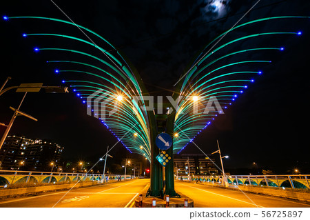 臺灣臺中大坑蝴蝶橋(清新橋)Taiwan Taichung Tai Hang Bridg 56725897