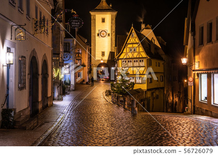 Rothenburg,德國,夜視圖 Rothenburg,德國,夜視圖 56726079