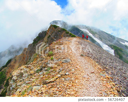 Ridge line from Mt. Hakuba to Mt. Choshi 56726407
