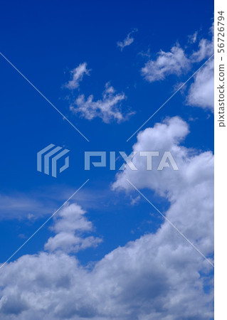 blue sky and white clouds 56726794