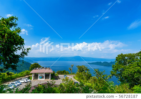 [青森縣十和田湖]十和田湖的夏天：從Hakkoen天文台看到的大型全景 56728187