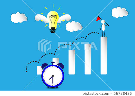 graph idea and thinking concept 56728486