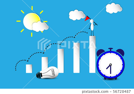 graph idea and thinking concept 56728487