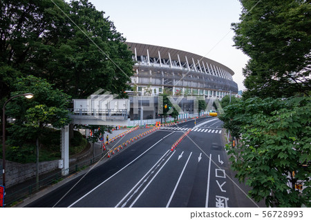 New National Stadium under construction New National Stadium under construction 56728993