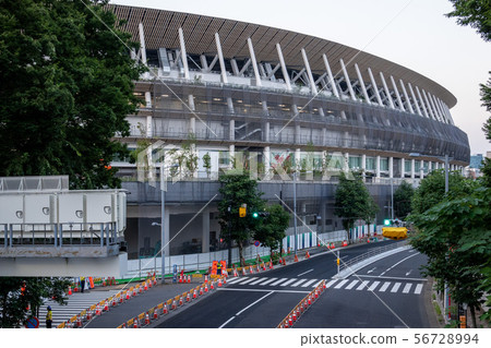New National Stadium under construction New National Stadium under construction 56728994