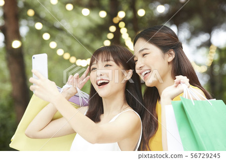 Women Shopping Women Shopping 56729245