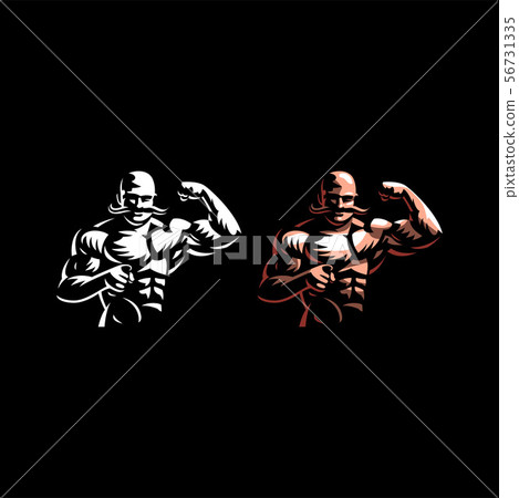 Vintage strong man. 56731335