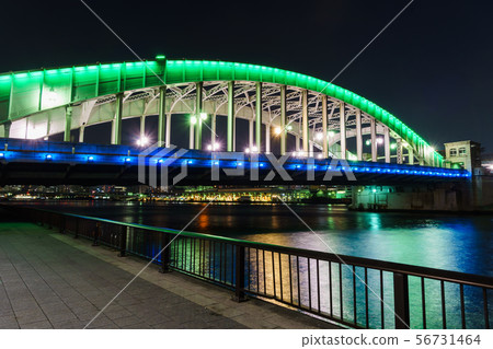 Katsubuki橋夜視圖 56731464