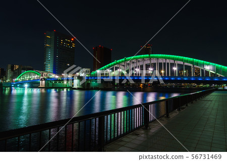 Katsubuki橋夜視圖 56731469