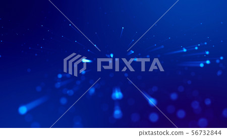 3d rendering of abstract blue background with glowing particles like micro world science fiction 3d rendering of abstract blue background with glowing particles like micro world science fiction 56732844