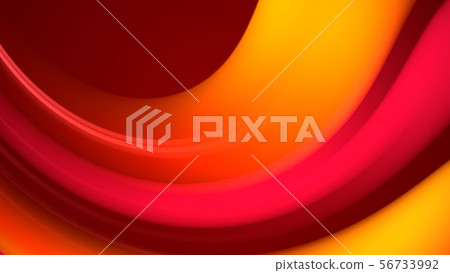 3d rendering of abstract background with red orange yellow twisted gradient of colors. beautiful 3d rendering of abstract background with red orange yellow twisted gradient of colors. beautiful 56733992