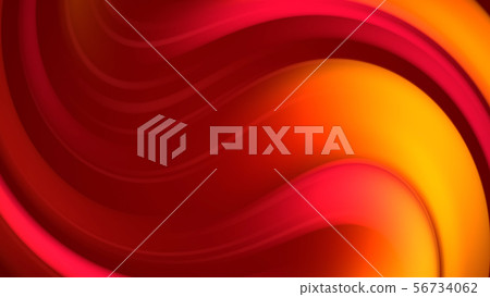 3d rendering of abstract background with red orange yellow twisted gradient of colors. beautiful 56734062