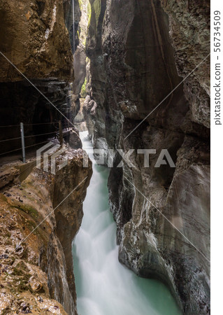 The fascinating Partnach Gorge in Germany 56734509
