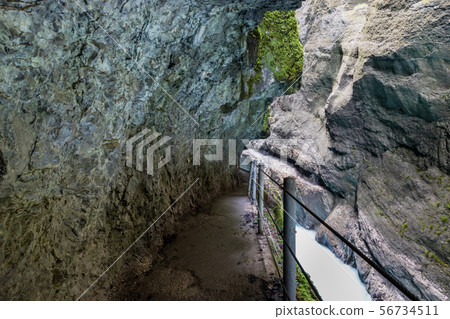 The fascinating Partnach Gorge in Germany 56734511