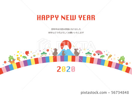 兒童新年卡片模板 - 這1 56734848