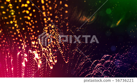 3d rendering of glow particles that fly in air as science fiction of microcosm or macro world or sci 3d rendering of glow particles that fly in air as science fiction of microcosm or macro world or sci 56736221