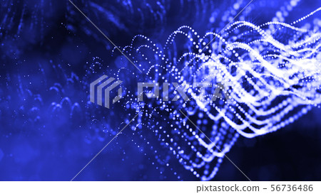 3d rendering of glow particles that fly in air as science fiction of microcosm or macro world or sci 3d rendering of glow particles that fly in air as science fiction of microcosm or macro world or sci 56736486