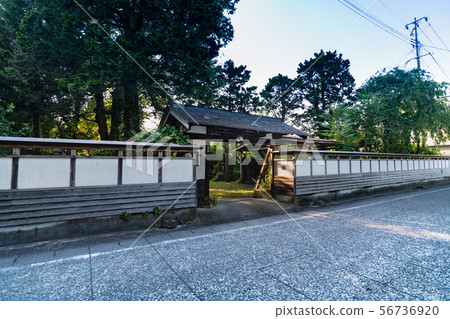 A view of the samurai residence in the town of Tome-cho, Meiji-mura, Miyagi A view of the samurai residence in the town of Tome-cho, Meiji-mura, Miyagi 56736920