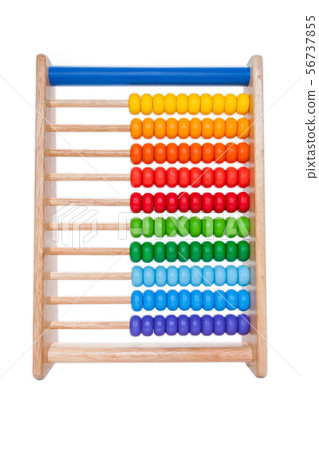 Colorful toy abacus to learn counting, Wooden colo 56737855