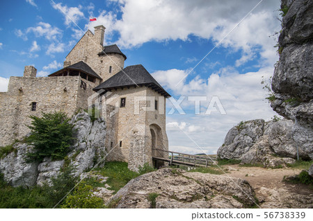 Bobolice medieval castle in Silesia, Poland 56738339
