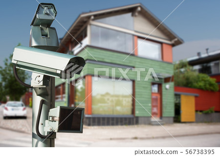 Surveillance camera. Home security and safety Surveillance camera. Home security and safety 56738395