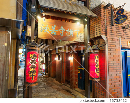 Osaka Minami Night at Hozenji Yokocho (West Exit) 56738412