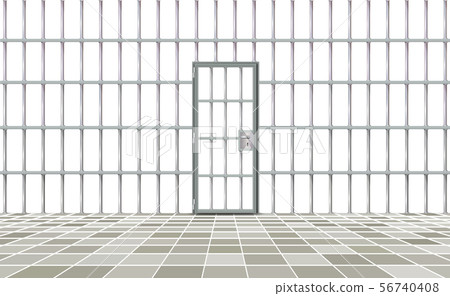 Realistic background prison iron interior 56740408