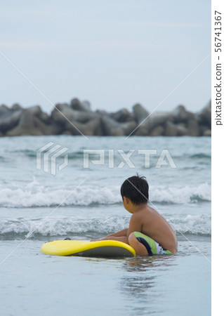 Boys Surfing Sea Summer Vacation 56741367