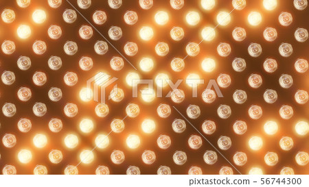 3D rendering of a wall with flashing lights 3D rendering of a wall with flashing lights 56744300