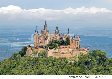 tophill Hohenzollern Castle and forest tophill Hohenzollern Castle and forest 56744996
