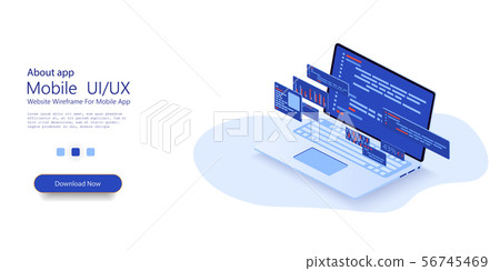 Programming Web Banner Web Development Stock Illustration