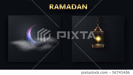 Fanus Muslim feast of the holy month. moon night Fanus Muslim feast of the holy month. moon night 56745486