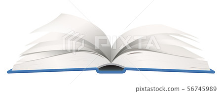 打開書和轉動pages_Light藍色的例證 56745989