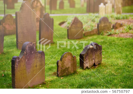 Old cemetery near Trinity Church in New York Old cemetery near Trinity Church in New York 56750797