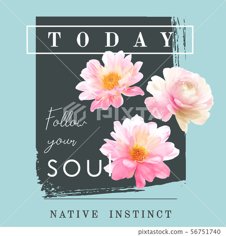 Elegant watercolor floral and poster design 56751740