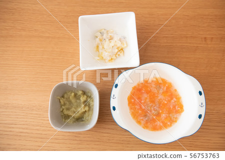 Baby food Childcare Mid-term baby food Middle baby food mid-mog mog Baby food Childcare Mid-term baby food Middle baby food mid-mog mog 56753763