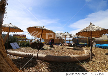 Uros Island Lake Titicaca Peru Uros Island Lake Titicaca Peru 56754589