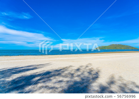 Beautiful outdoor tropical nature landscape of sea ocean and beach in pranburi 56756996