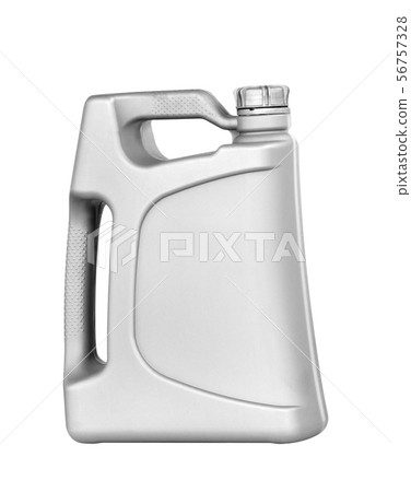 Engine oil canister isolated on white background 56757328