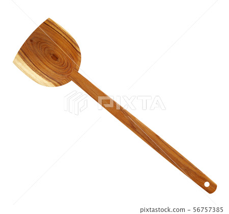 wooden kitchen spoons on white background wooden kitchen spoons on white background 56757385