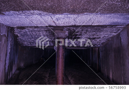 Double tunnel. Underground breakwater. Double tunnel. Underground breakwater. 56758993
