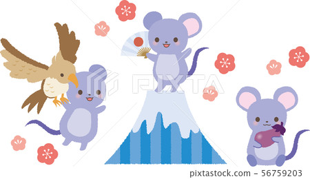 First dream Fuji hawk lion mouse 56759203