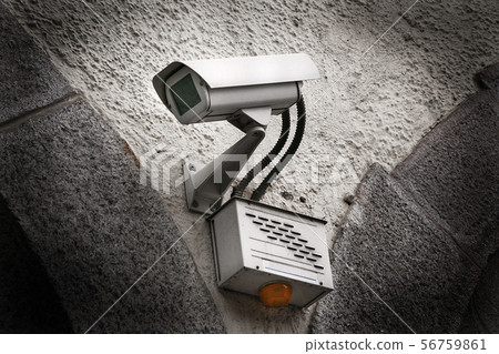 control camera in wall background control camera in wall background 56759861