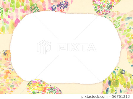 Background material Collage Watercolor texture 56761213