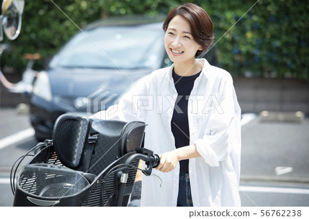 Female Mamachari Bicycle Pick-up Commuter Commute Housewife Female Mamachari Bicycle Pick-up Commuter Commute Housewife 56762238