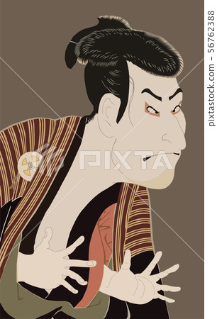 Sharaku Toshusai / Oniji Otani III 江戶兵衛 56762388