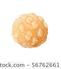 Illustration of melon bread 56762661