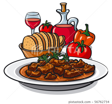 goulash with vegetables 56762734